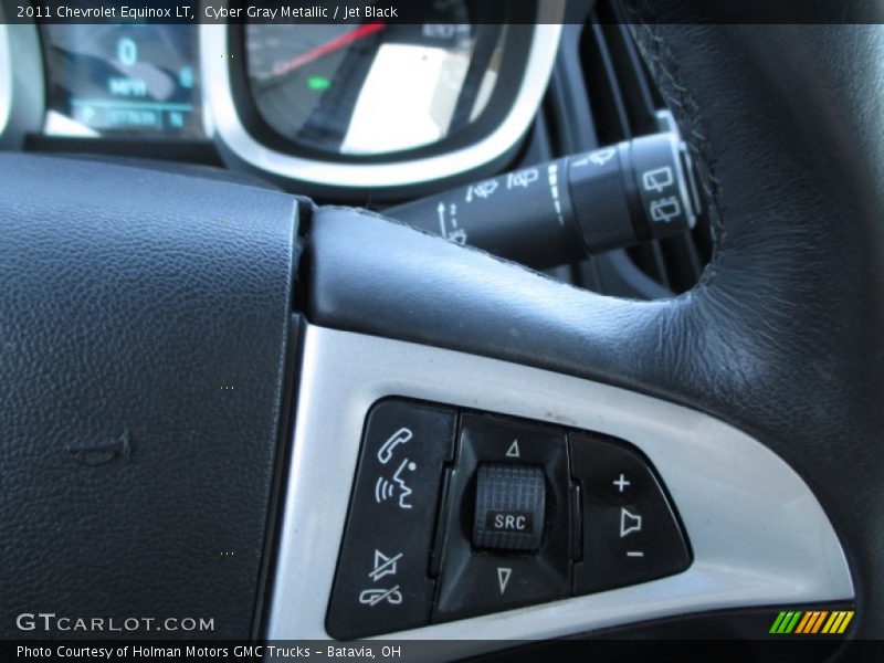 Cyber Gray Metallic / Jet Black 2011 Chevrolet Equinox LT