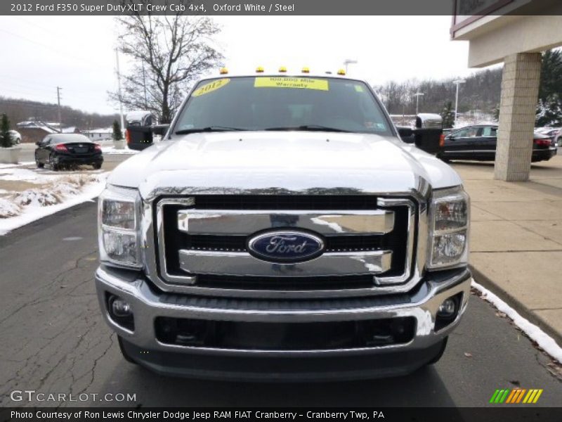 Oxford White / Steel 2012 Ford F350 Super Duty XLT Crew Cab 4x4
