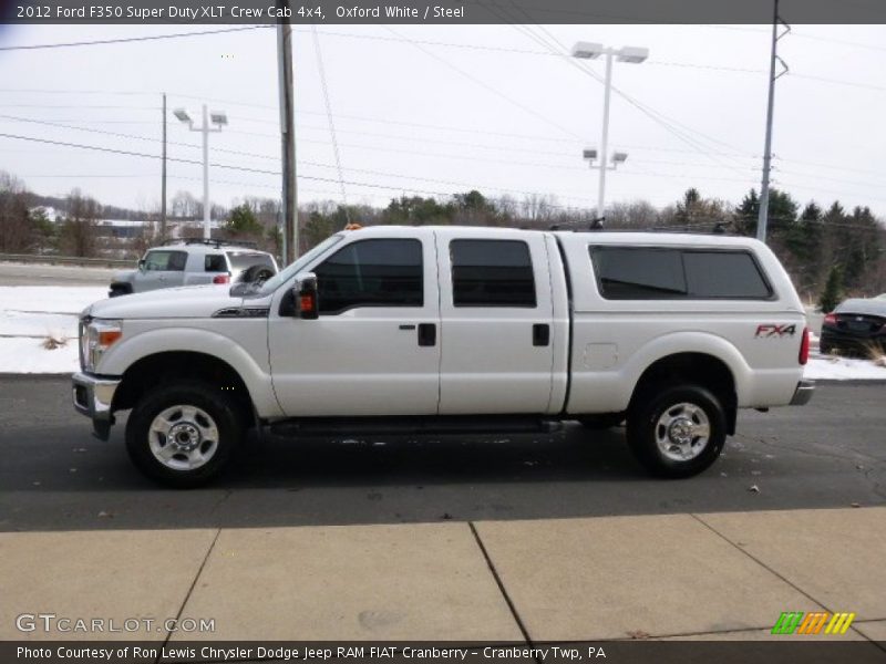 Oxford White / Steel 2012 Ford F350 Super Duty XLT Crew Cab 4x4