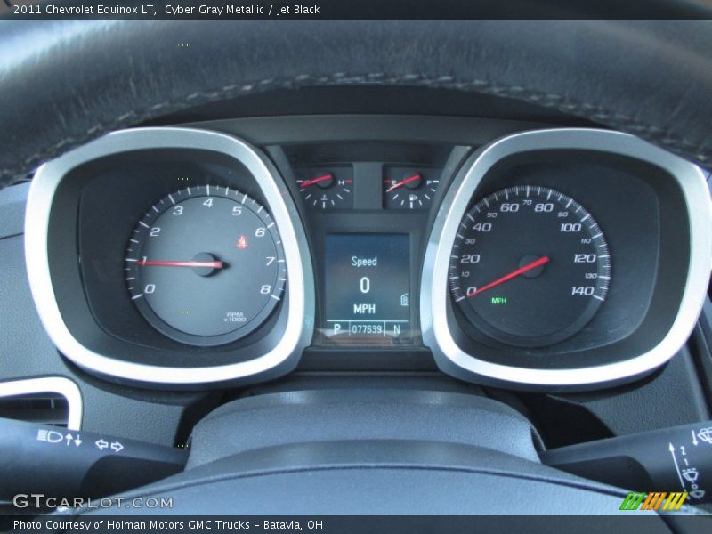 Cyber Gray Metallic / Jet Black 2011 Chevrolet Equinox LT