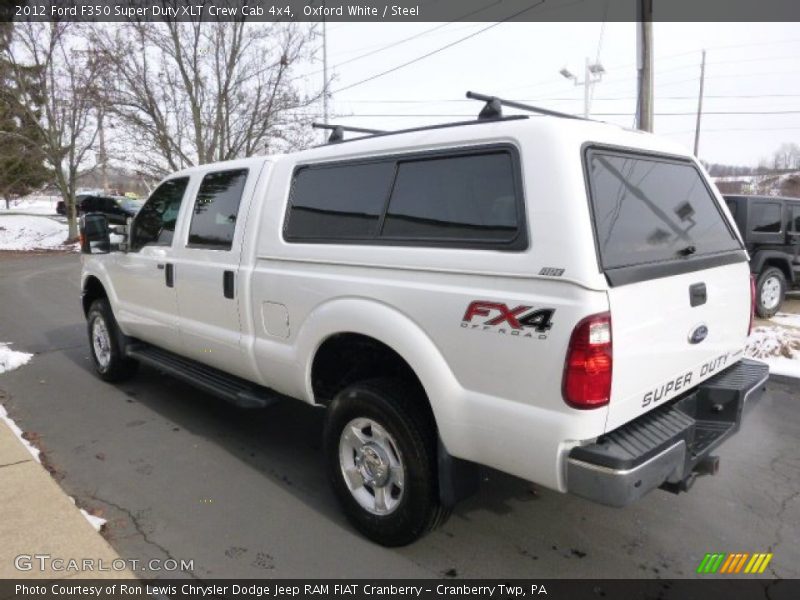 Oxford White / Steel 2012 Ford F350 Super Duty XLT Crew Cab 4x4