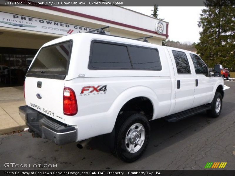 Oxford White / Steel 2012 Ford F350 Super Duty XLT Crew Cab 4x4