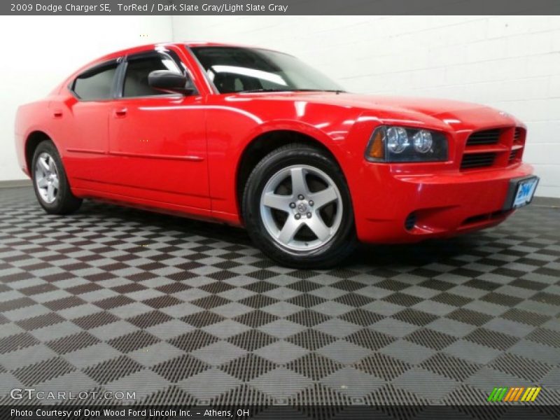 TorRed / Dark Slate Gray/Light Slate Gray 2009 Dodge Charger SE