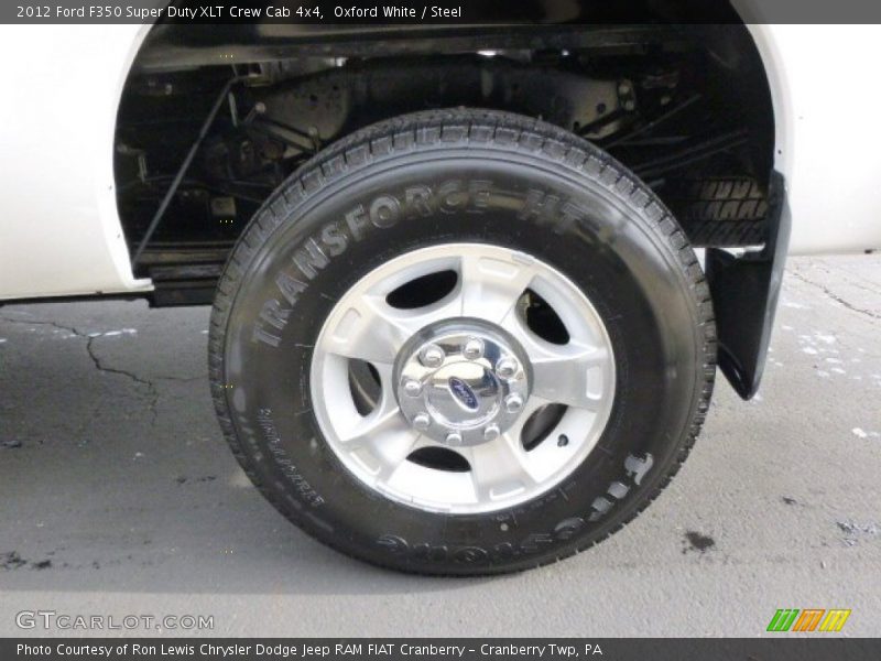 Oxford White / Steel 2012 Ford F350 Super Duty XLT Crew Cab 4x4