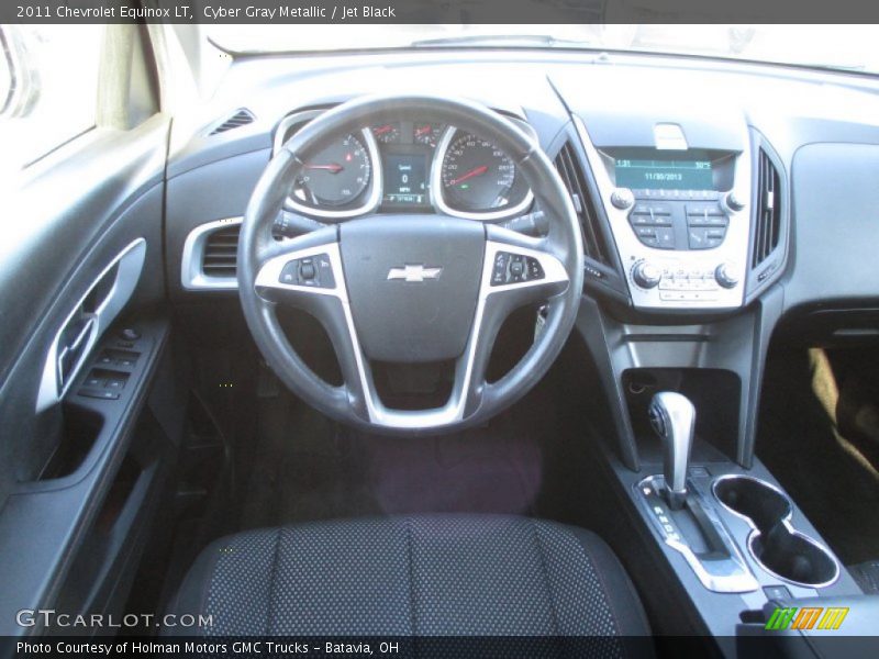 Cyber Gray Metallic / Jet Black 2011 Chevrolet Equinox LT