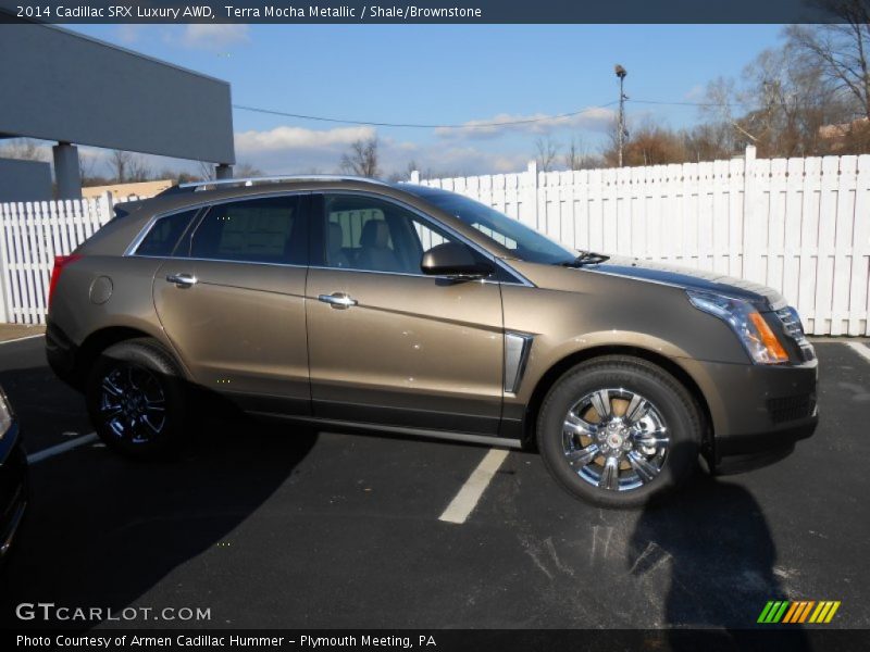 Terra Mocha Metallic / Shale/Brownstone 2014 Cadillac SRX Luxury AWD