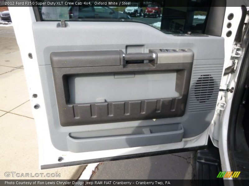 Oxford White / Steel 2012 Ford F350 Super Duty XLT Crew Cab 4x4