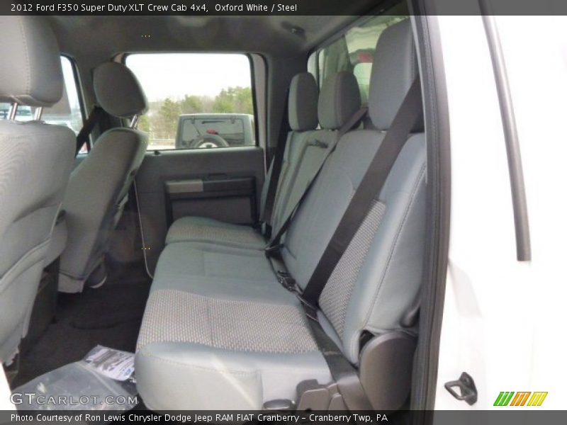 Oxford White / Steel 2012 Ford F350 Super Duty XLT Crew Cab 4x4