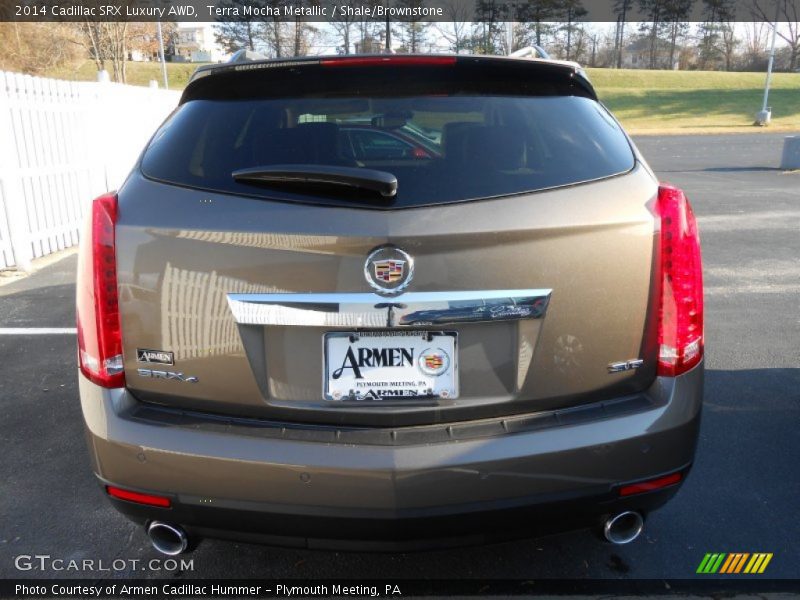 Terra Mocha Metallic / Shale/Brownstone 2014 Cadillac SRX Luxury AWD