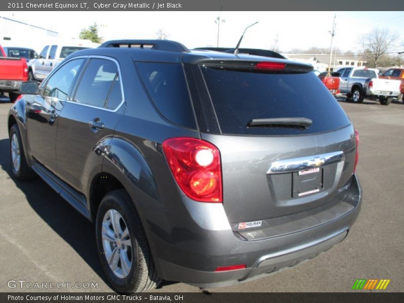 Cyber Gray Metallic / Jet Black 2011 Chevrolet Equinox LT