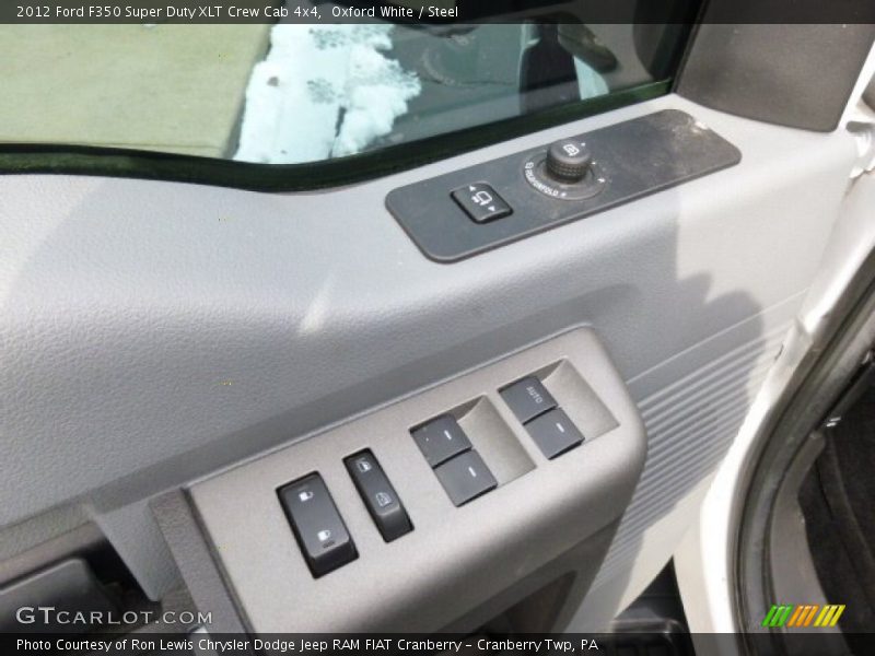 Oxford White / Steel 2012 Ford F350 Super Duty XLT Crew Cab 4x4