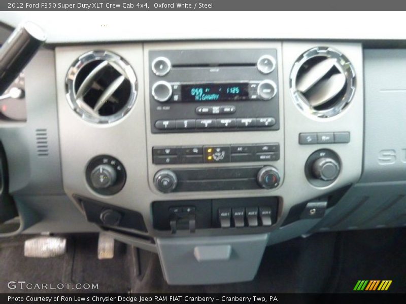 Oxford White / Steel 2012 Ford F350 Super Duty XLT Crew Cab 4x4