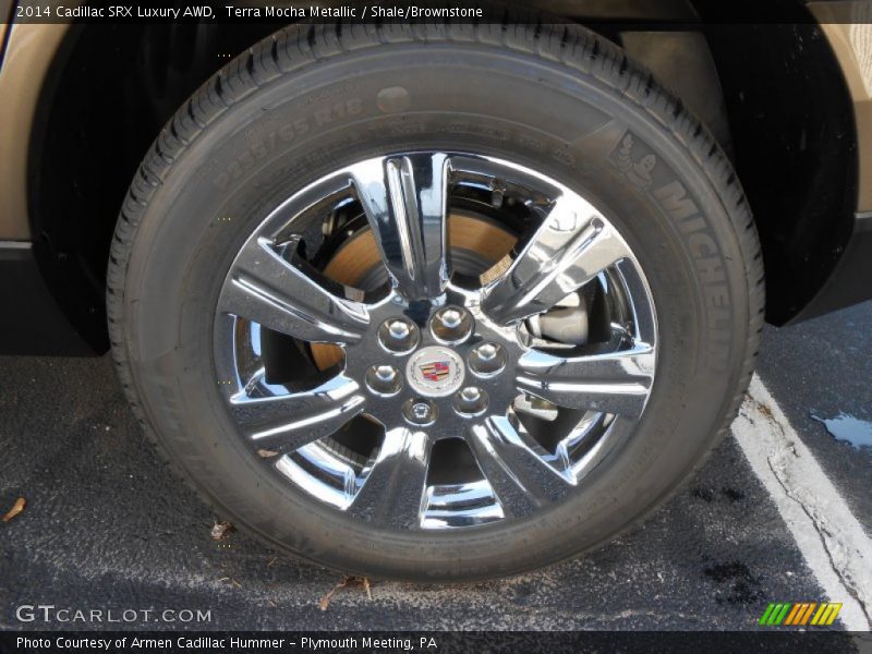 Terra Mocha Metallic / Shale/Brownstone 2014 Cadillac SRX Luxury AWD