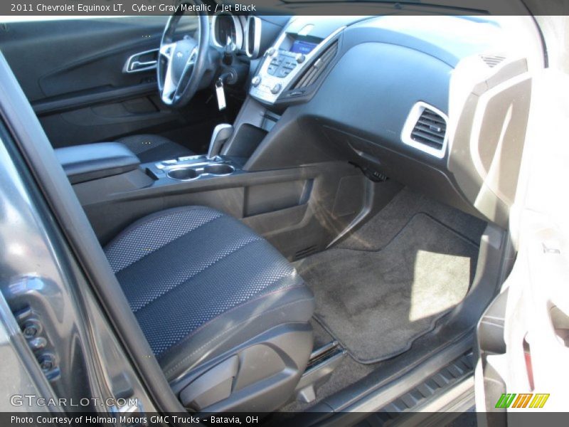 Cyber Gray Metallic / Jet Black 2011 Chevrolet Equinox LT
