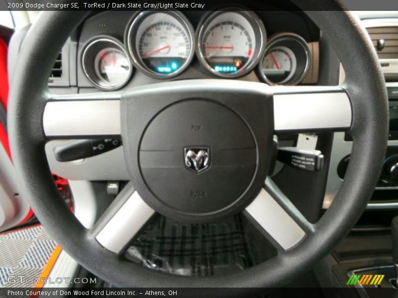 TorRed / Dark Slate Gray/Light Slate Gray 2009 Dodge Charger SE
