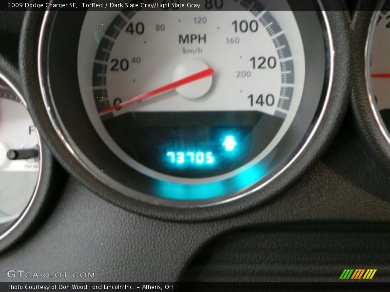 TorRed / Dark Slate Gray/Light Slate Gray 2009 Dodge Charger SE