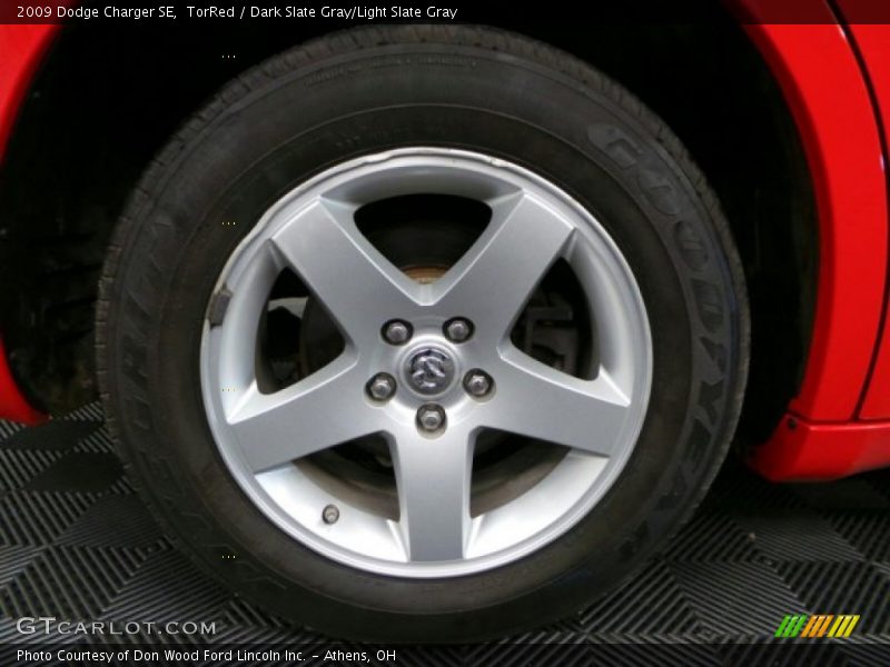 TorRed / Dark Slate Gray/Light Slate Gray 2009 Dodge Charger SE