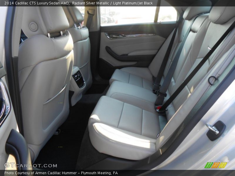 Rear Seat of 2014 CTS Luxury Sedan AWD