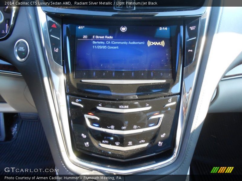Radiant Silver Metallic / Light Platinum/Jet Black 2014 Cadillac CTS Luxury Sedan AWD