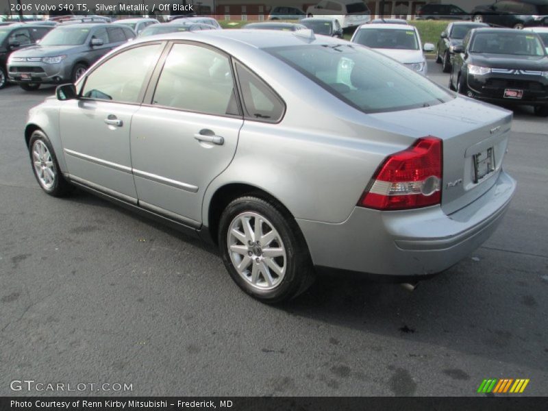 Silver Metallic / Off Black 2006 Volvo S40 T5