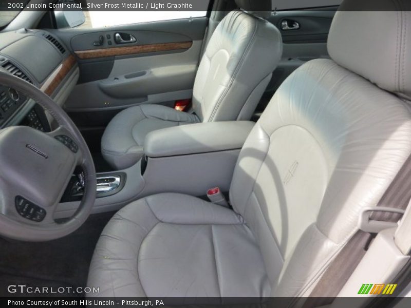 Silver Frost Metallic / Light Graphite 2002 Lincoln Continental