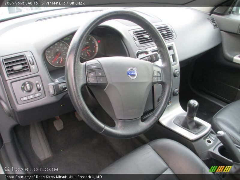 Silver Metallic / Off Black 2006 Volvo S40 T5