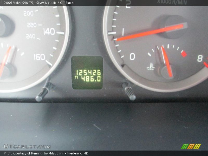 Silver Metallic / Off Black 2006 Volvo S40 T5