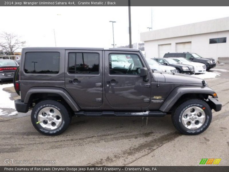 Granite Metallic / Black 2014 Jeep Wrangler Unlimited Sahara 4x4