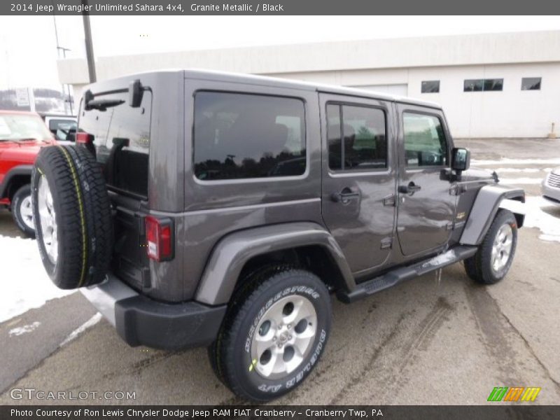 Granite Metallic / Black 2014 Jeep Wrangler Unlimited Sahara 4x4