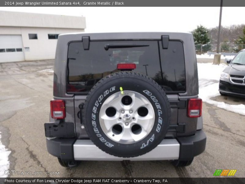 Granite Metallic / Black 2014 Jeep Wrangler Unlimited Sahara 4x4