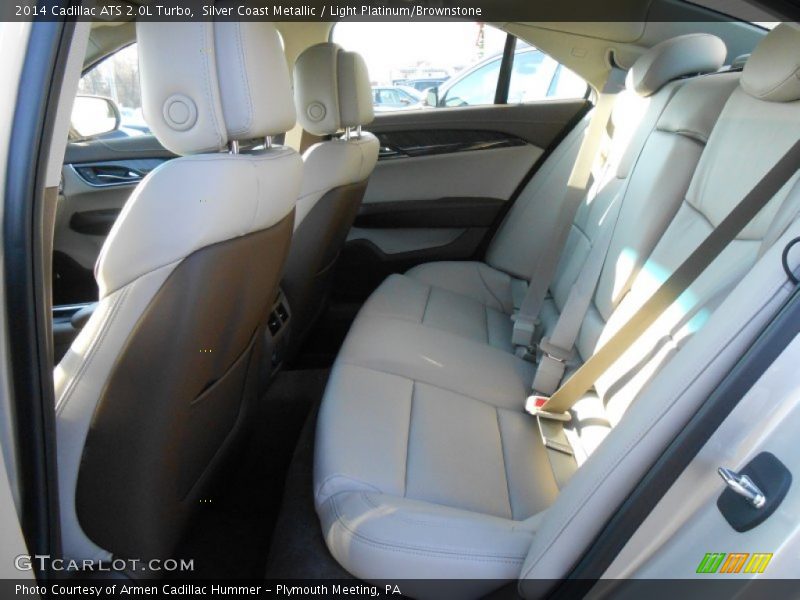 Silver Coast Metallic / Light Platinum/Brownstone 2014 Cadillac ATS 2.0L Turbo