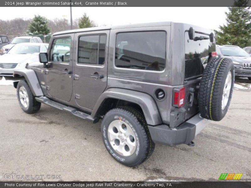 Granite Metallic / Black 2014 Jeep Wrangler Unlimited Sahara 4x4