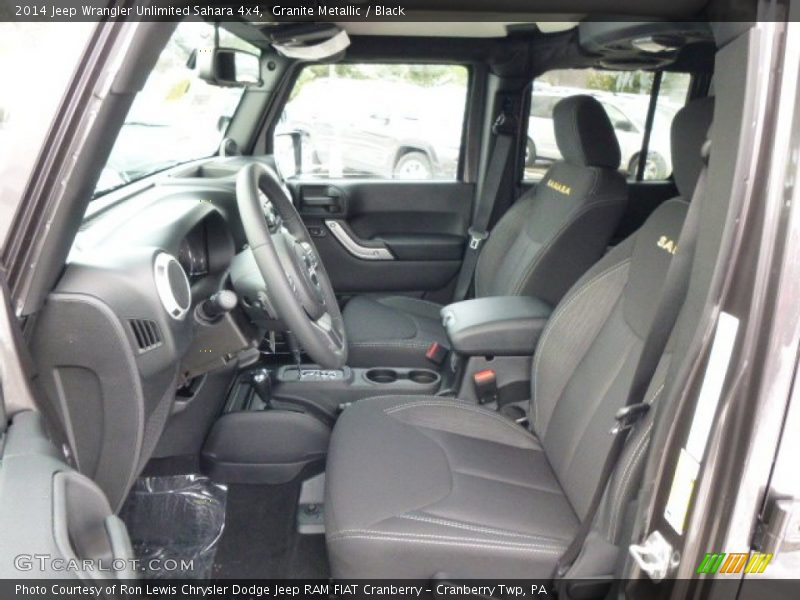 Granite Metallic / Black 2014 Jeep Wrangler Unlimited Sahara 4x4
