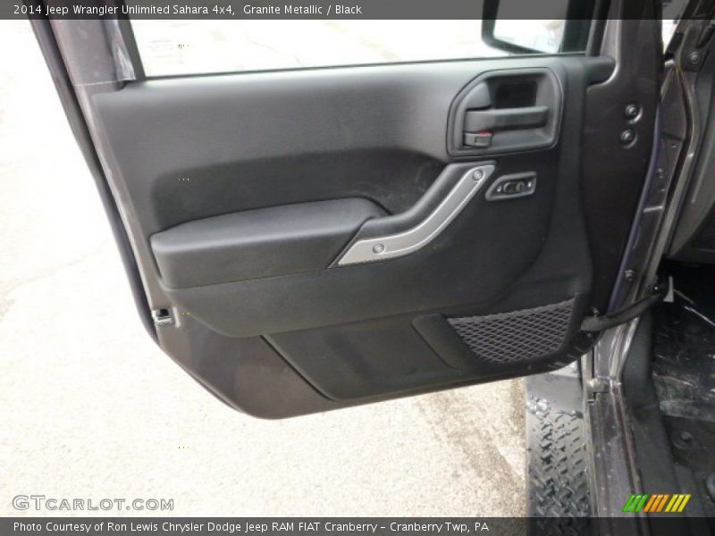 Granite Metallic / Black 2014 Jeep Wrangler Unlimited Sahara 4x4