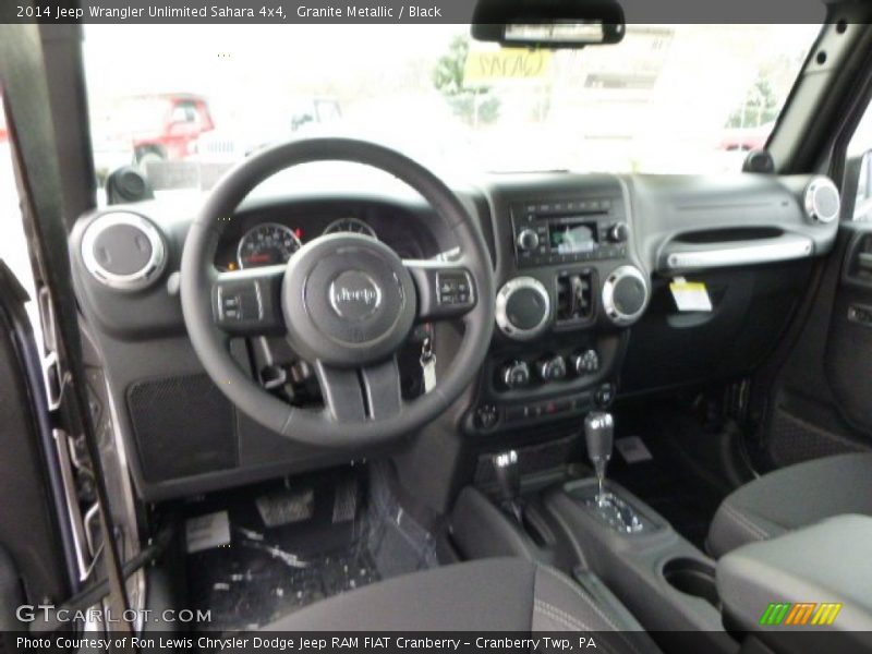 Granite Metallic / Black 2014 Jeep Wrangler Unlimited Sahara 4x4