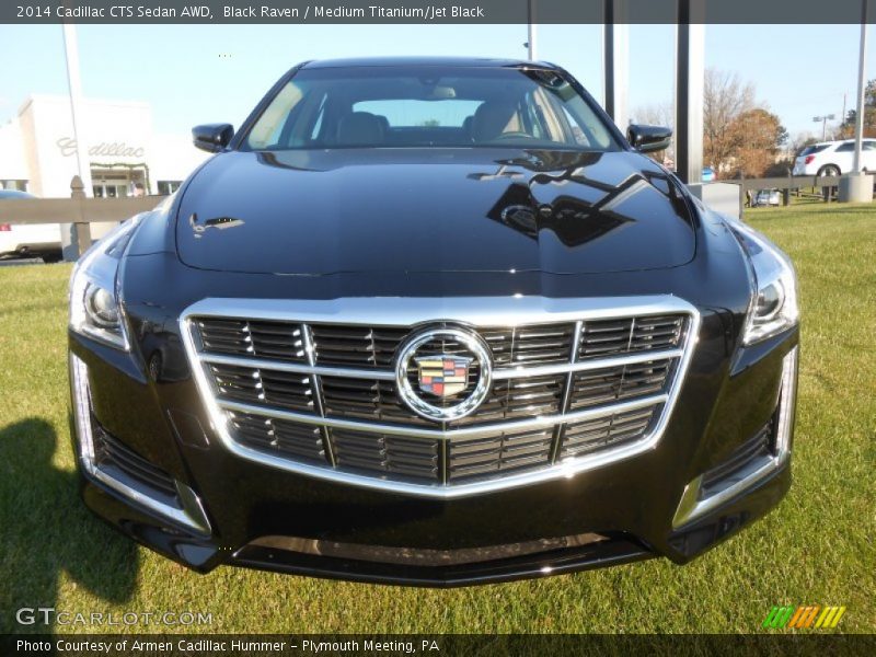 Black Raven / Medium Titanium/Jet Black 2014 Cadillac CTS Sedan AWD