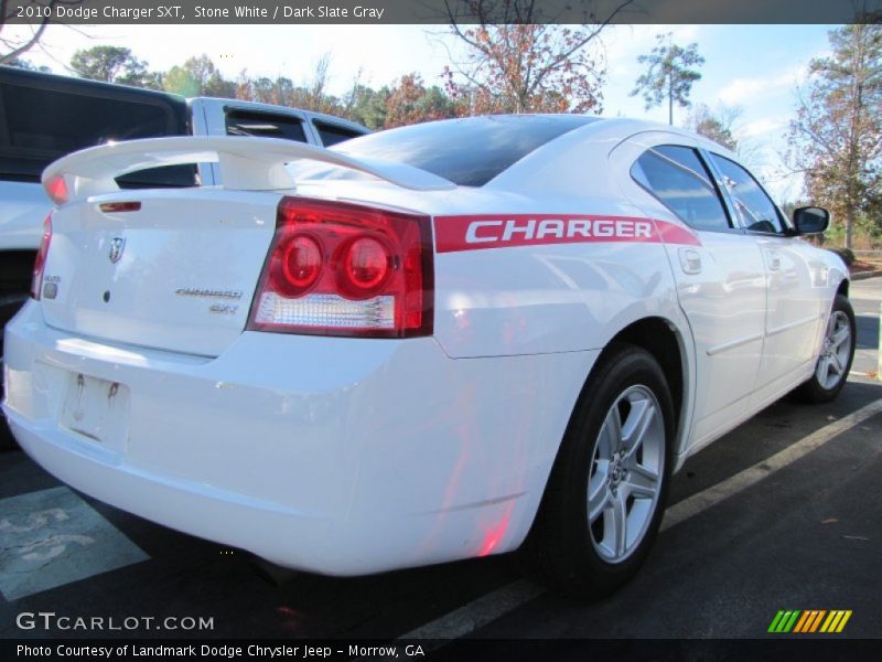 Stone White / Dark Slate Gray 2010 Dodge Charger SXT