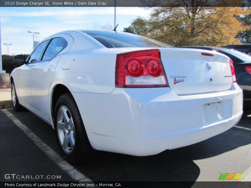 Stone White / Dark Slate Gray 2010 Dodge Charger SE