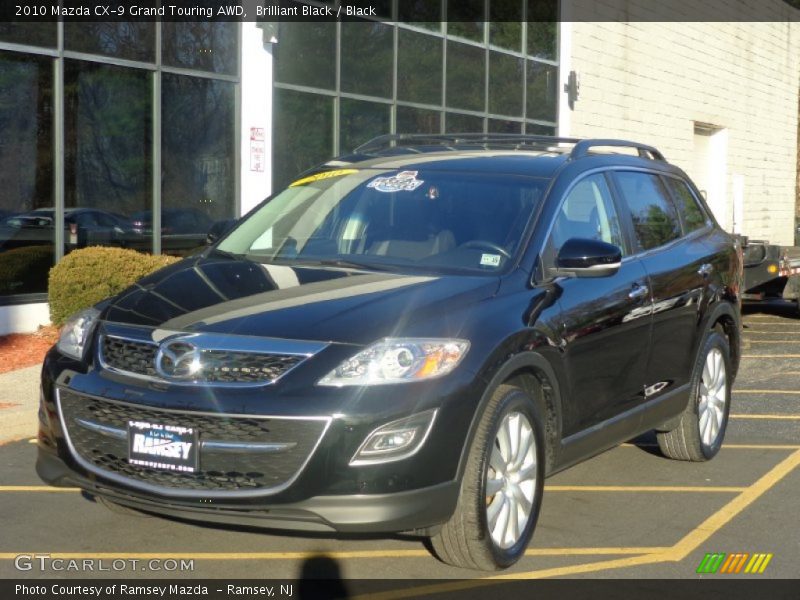 Brilliant Black / Black 2010 Mazda CX-9 Grand Touring AWD