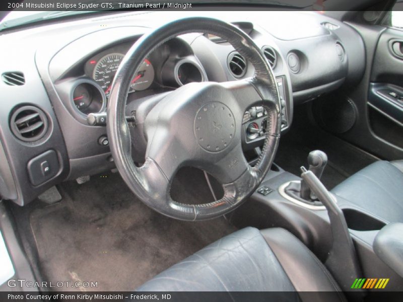 Midnight Interior - 2004 Eclipse Spyder GTS 