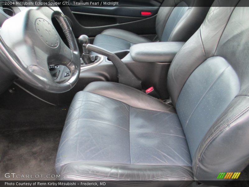 Front Seat of 2004 Eclipse Spyder GTS