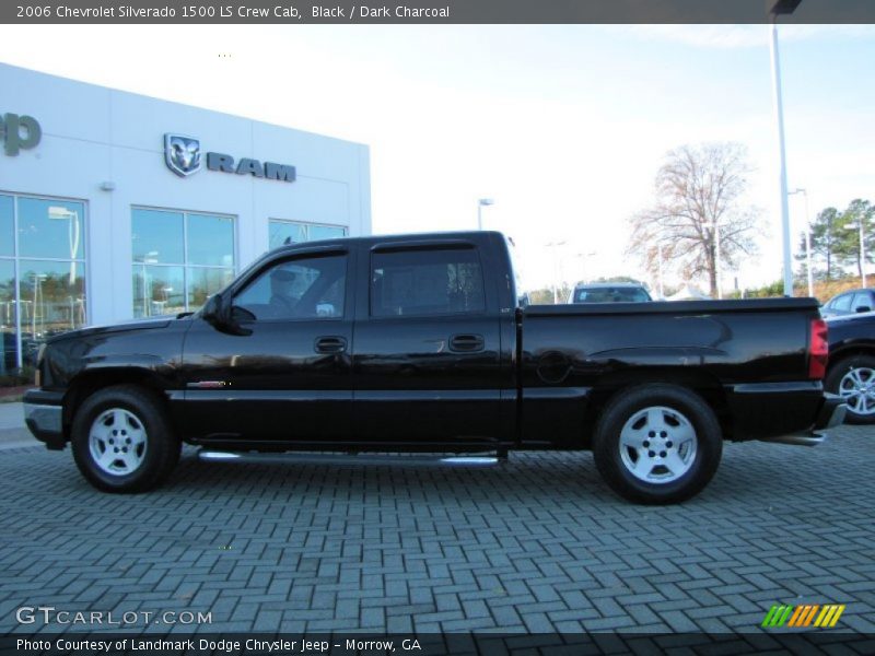 Black / Dark Charcoal 2006 Chevrolet Silverado 1500 LS Crew Cab