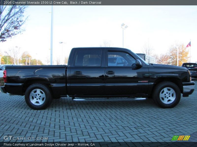 Black / Dark Charcoal 2006 Chevrolet Silverado 1500 LS Crew Cab