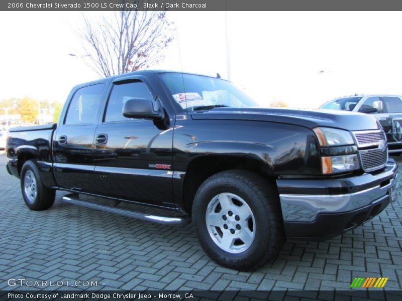 Black / Dark Charcoal 2006 Chevrolet Silverado 1500 LS Crew Cab