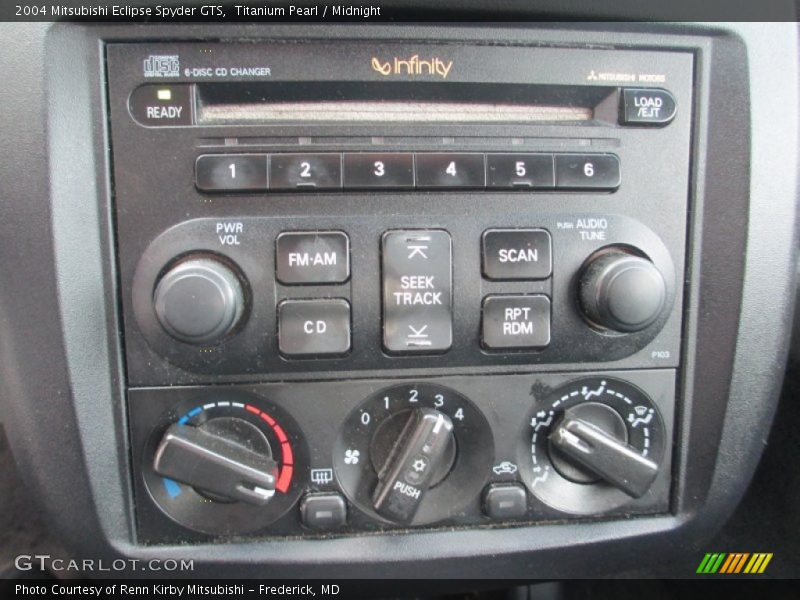 Controls of 2004 Eclipse Spyder GTS