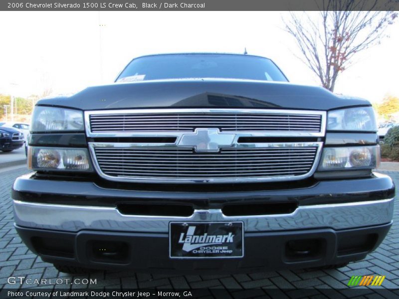 Black / Dark Charcoal 2006 Chevrolet Silverado 1500 LS Crew Cab