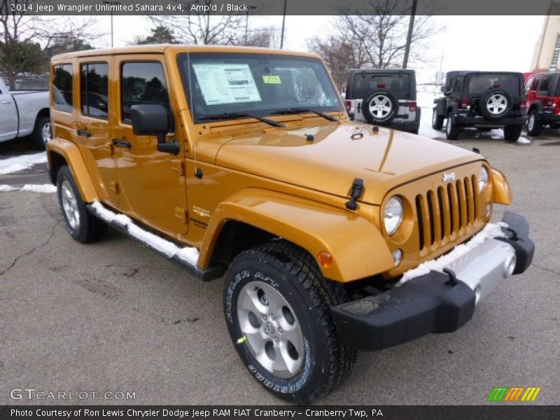 Amp'd / Black 2014 Jeep Wrangler Unlimited Sahara 4x4