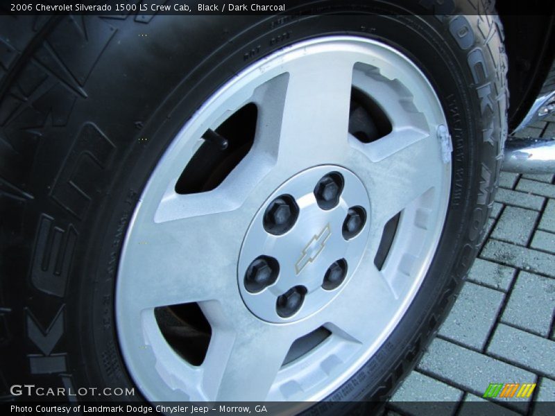 Black / Dark Charcoal 2006 Chevrolet Silverado 1500 LS Crew Cab