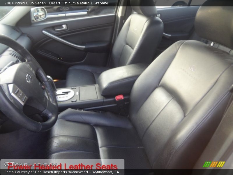 Desert Platinum Metallic / Graphite 2004 Infiniti G 35 Sedan