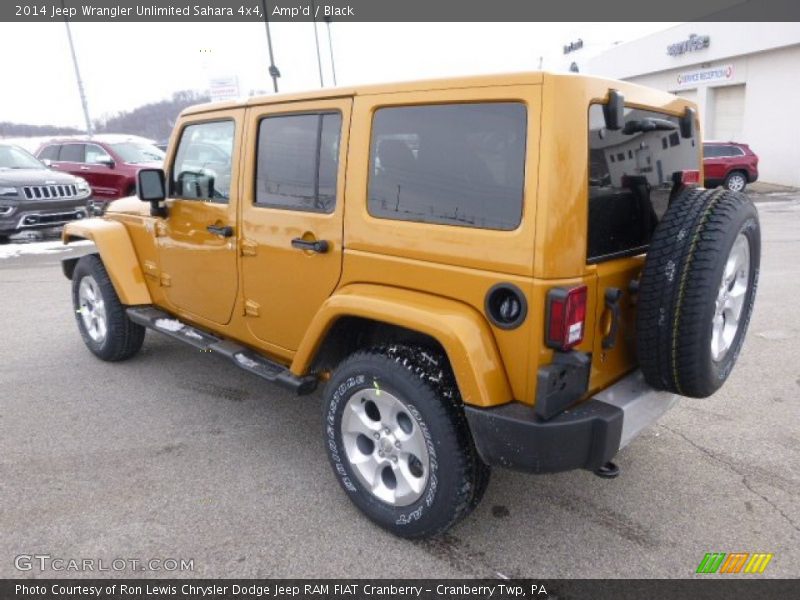 Amp'd / Black 2014 Jeep Wrangler Unlimited Sahara 4x4
